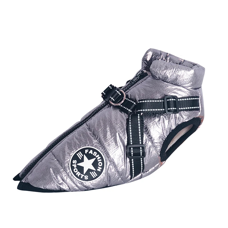 Waterproof Canvas Jacket with Built-in Harness
