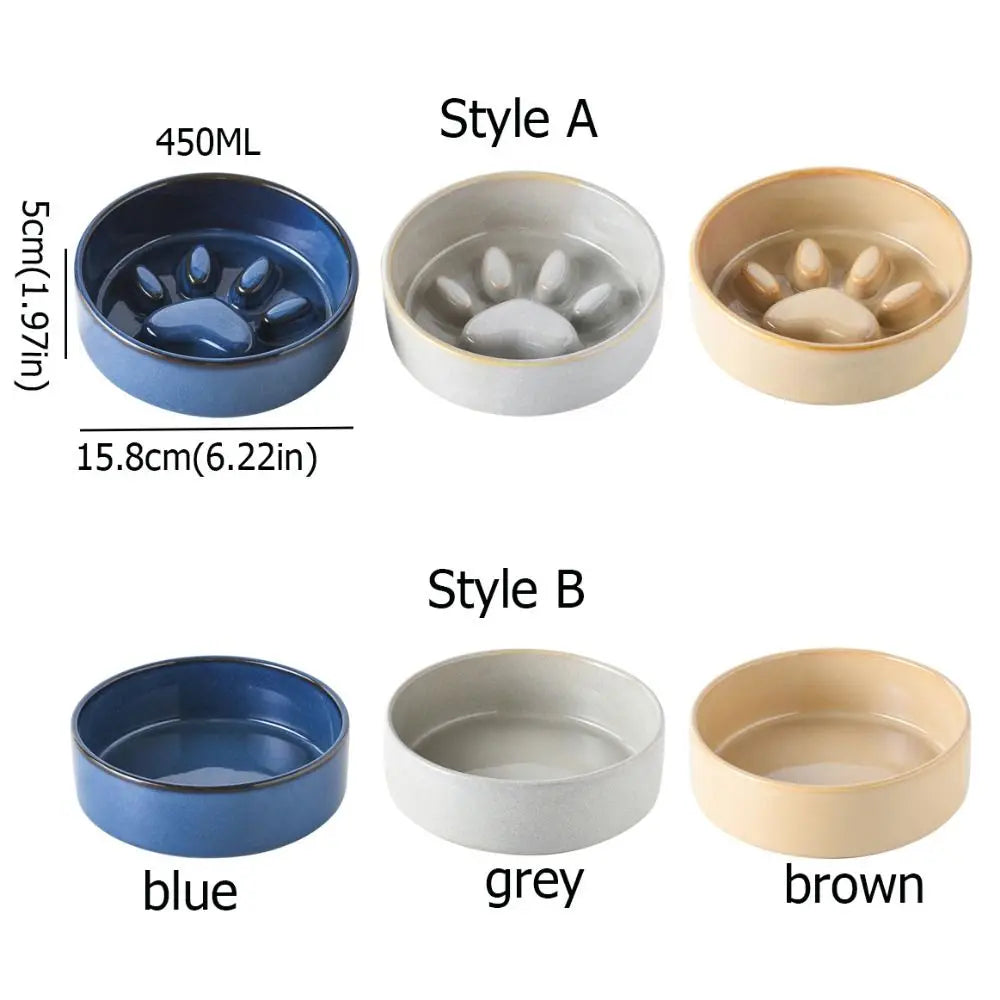 Ceramic Slow Feeder Bowl