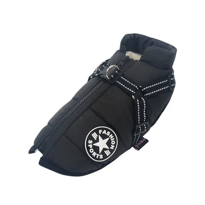 Waterproof Canvas Jacket with Built-in Harness