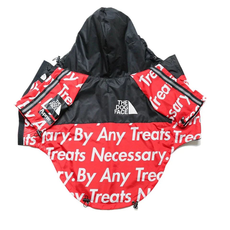 Dog Face Windbreaker Hoodie
