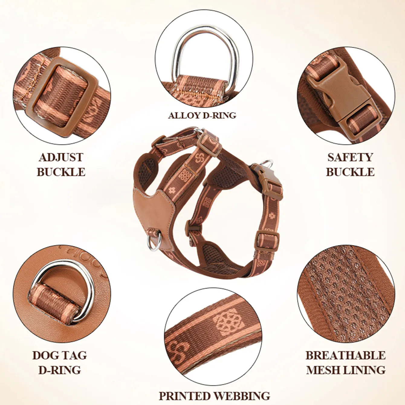 Adjustable Luxury Harness