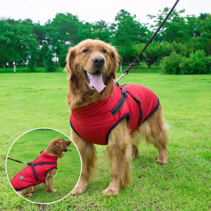 Waterproof Canvas Jacket with Built-in Harness