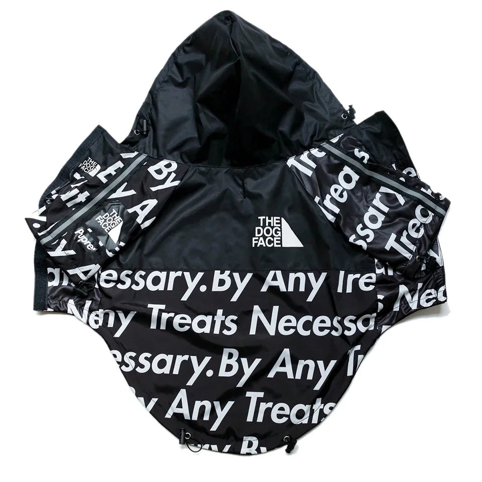 Dog Face Windbreaker Hoodie